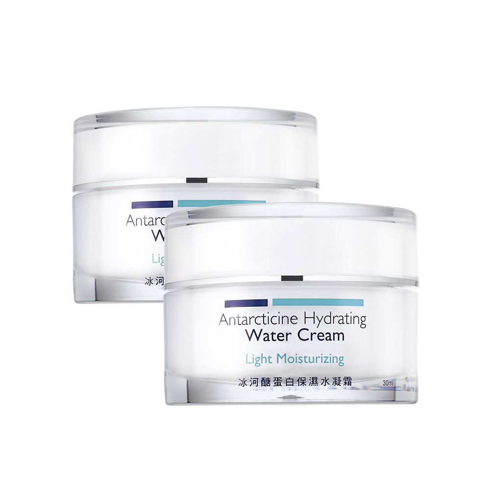 冰河醣蛋白保濕水凝霜30mlx2