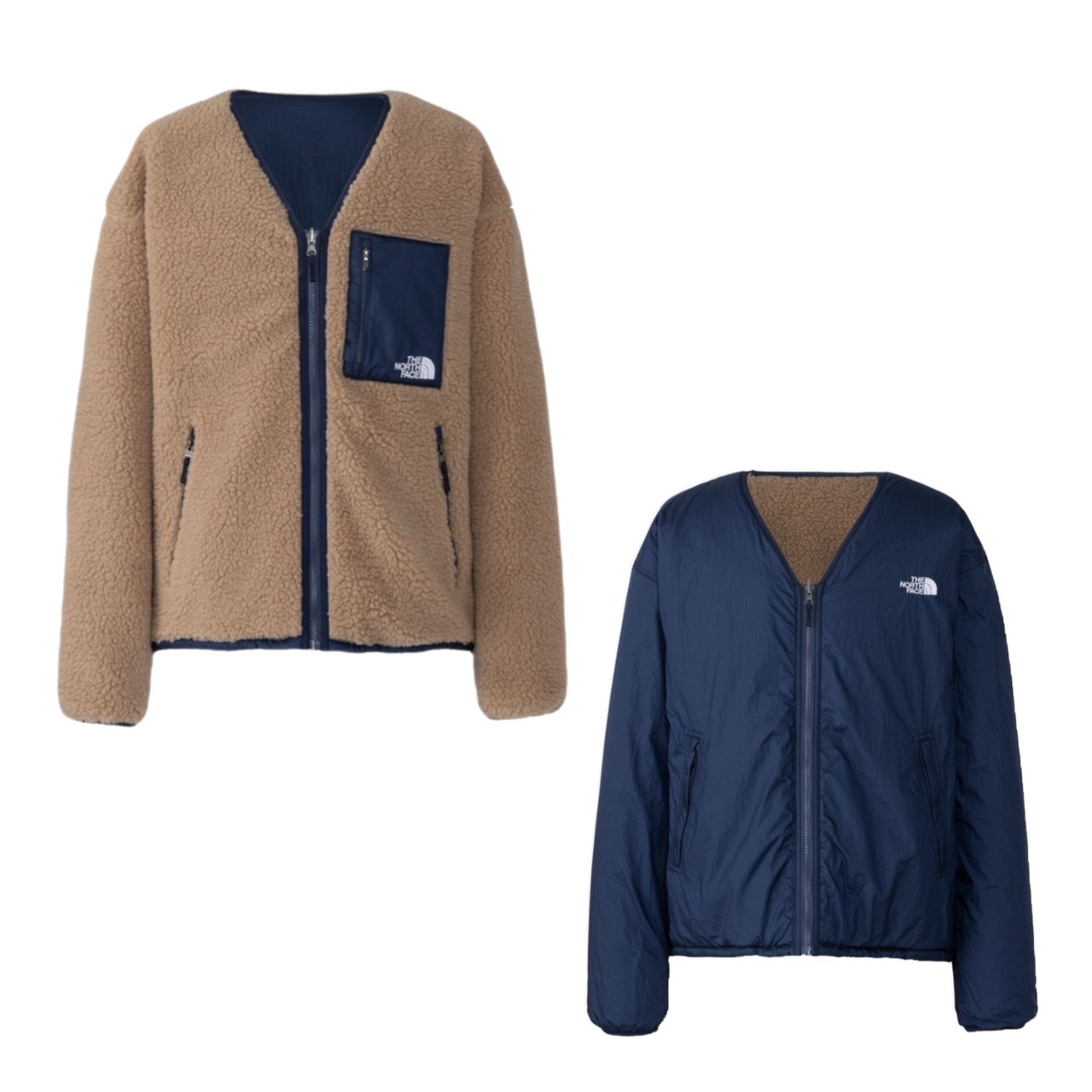 The north face purple label reversible sale field cardigan