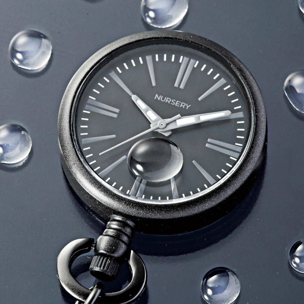 [預購] 全黑夜光護士錶