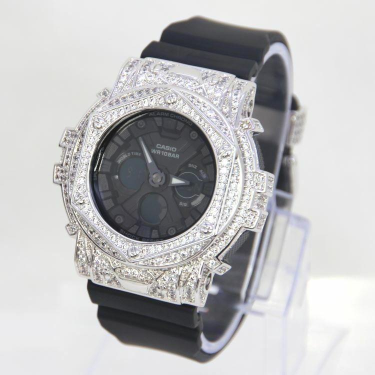 銀色 改裝手錶 BA-130-1A - Rokkaku