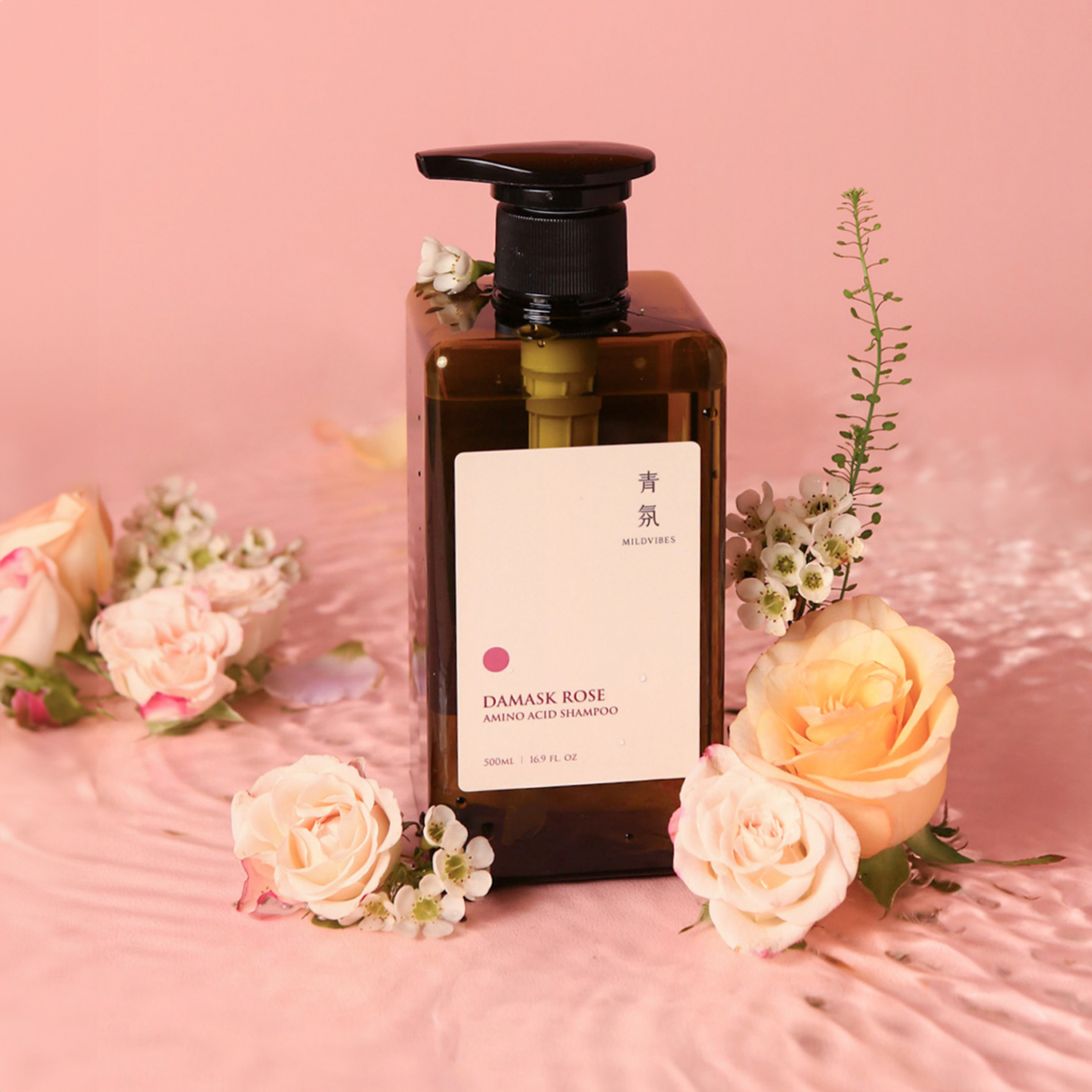 胺基酸植萃洗髮精-玫瑰精油