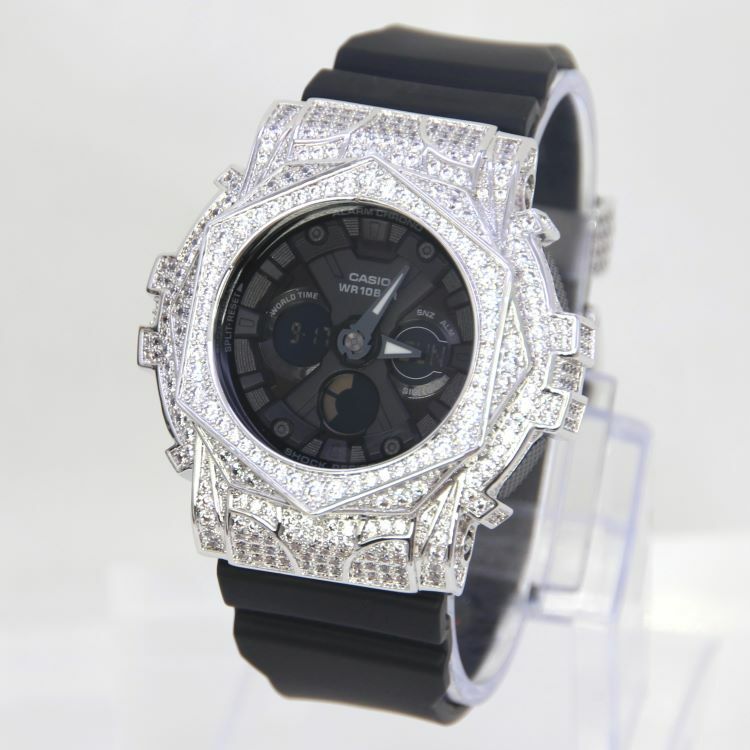 銀色 改裝手錶 BA-130-1A - 玫瑰