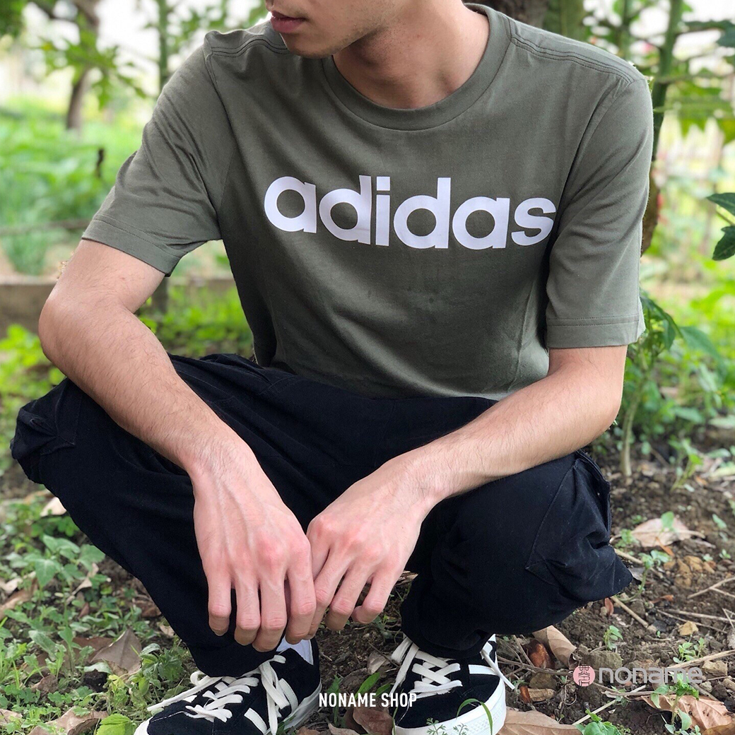 💥出清特價💥 ADIDAS ESSENTIALS 經典 字母 短袖 短TEE (男款)