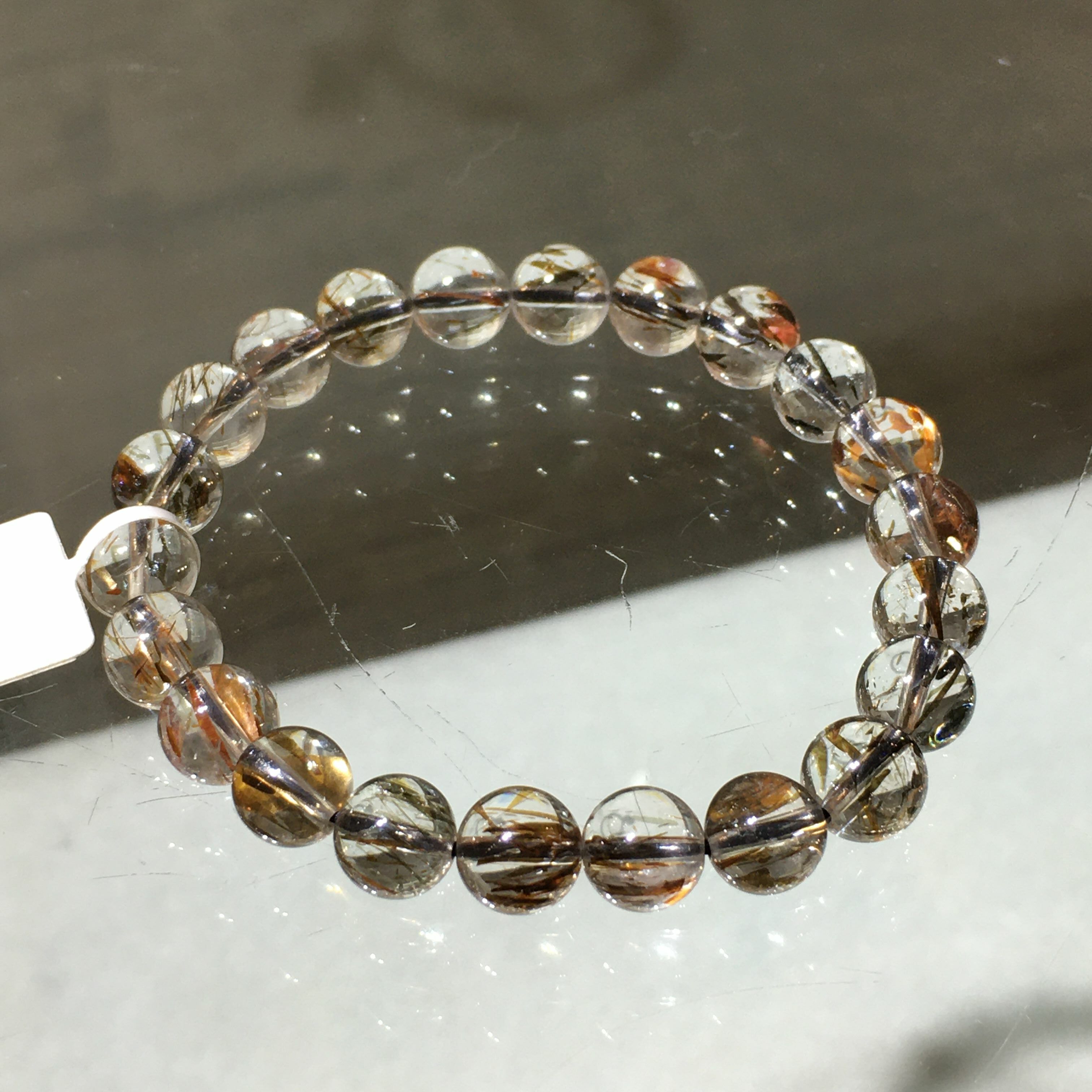 黑金髮手串 80021 8.5mm