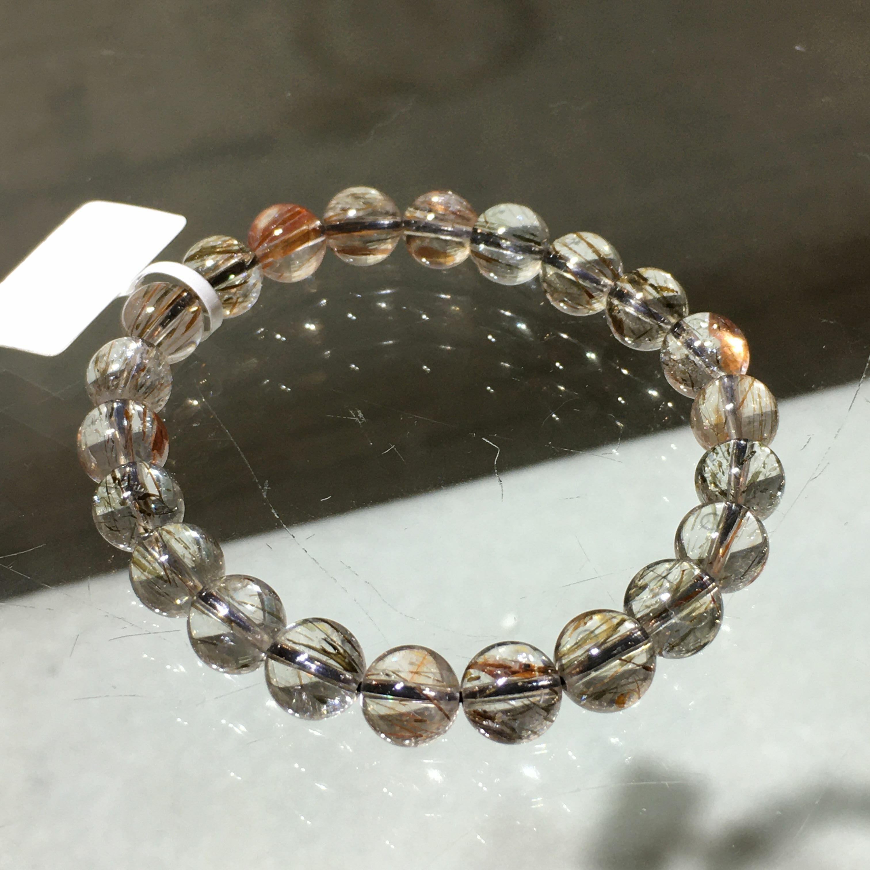 黑金髮手串 80022 8.5mm