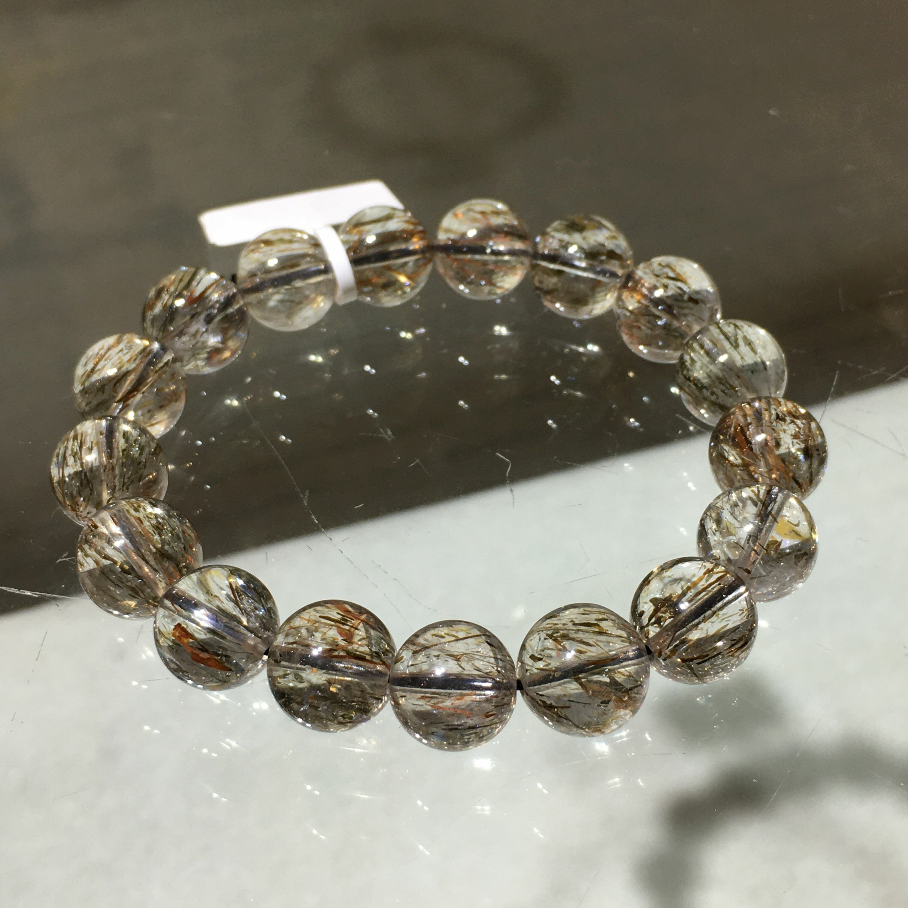 黑金髮手串 80050 12.5mm