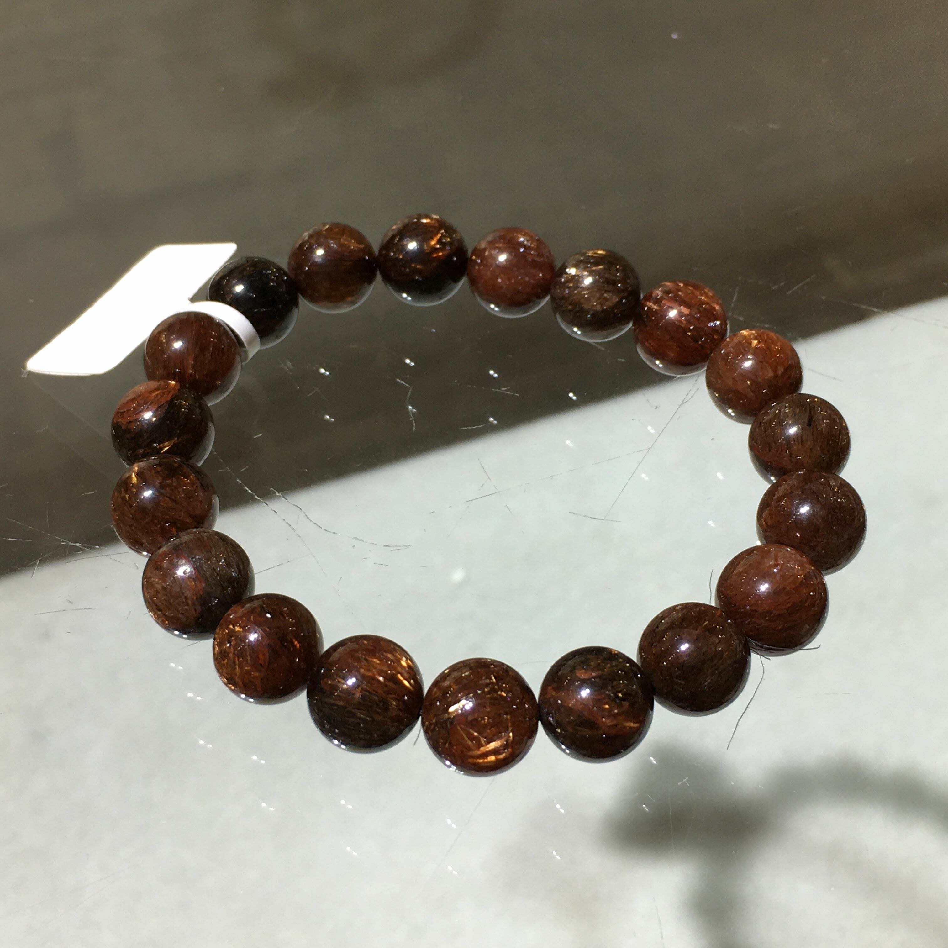 黑金髮手串 80100 10.5mm