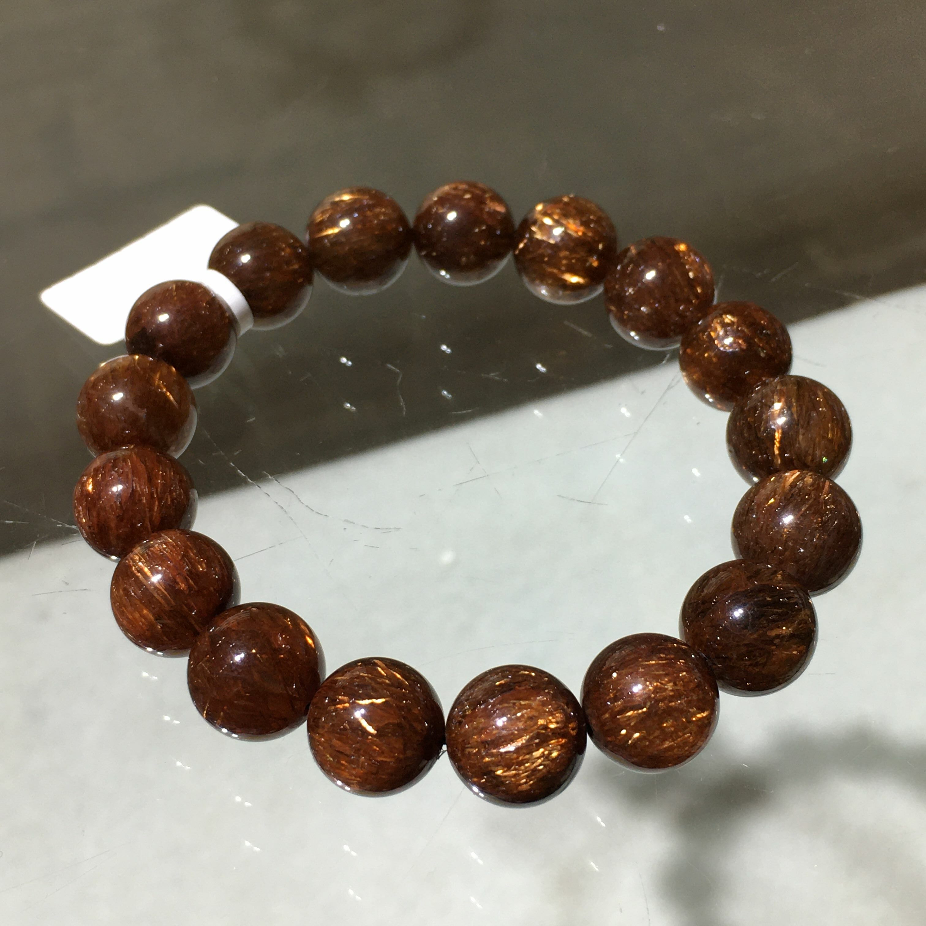 黑金髮手串 80109 12.5mm