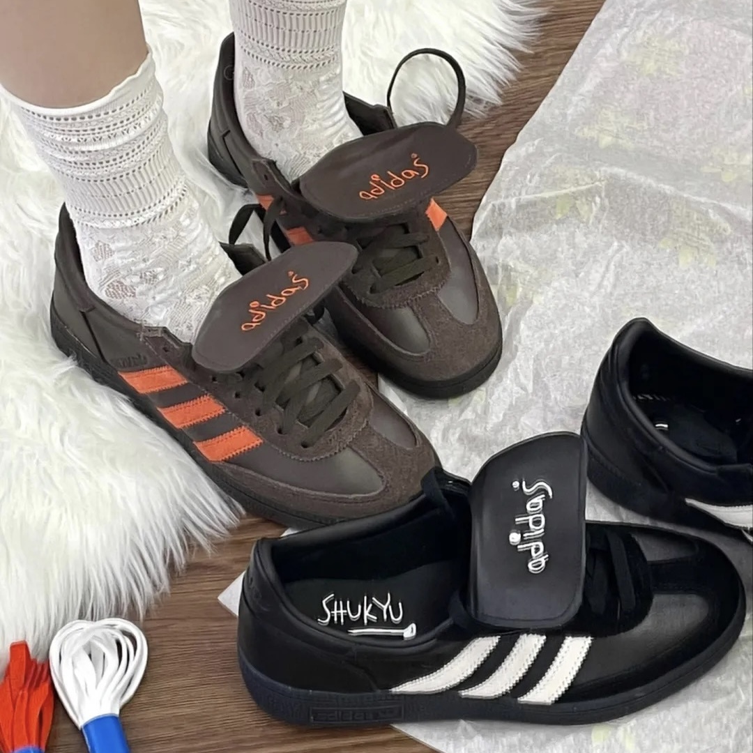 SHUKYU×E-WAX×adidas Handball Spezial25天然皮革合成ライニング