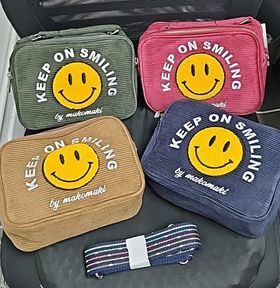 現貨🇰🇷韓國MAKO MAK 哈哈笑 長方形盒子手袋連肩帶(KR07)