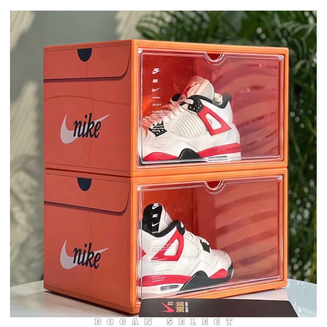 NIKE 限量 鞋盒 疊疊樂 側開磁吸蓋 球鞋 收納展 收納盒