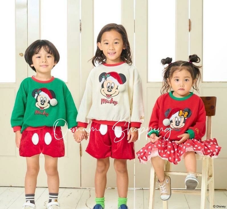 (現貨) 🇯🇵 100%日本直送 Disney 聖誕衫 (90/100/110)