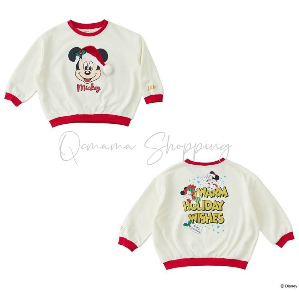 (現貨) 🇯🇵 100%日本直送 Disney 聖誕衫 (90/100/110)