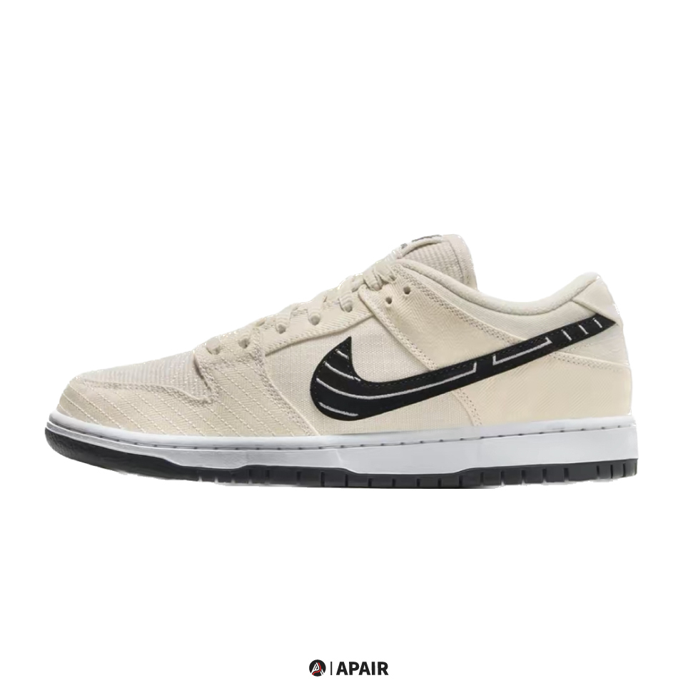 【APAIR】預購 albino & preto x Nike Dunk sb low 巴西柔術 聯名 米黑白 撕撕樂 FD2627-200