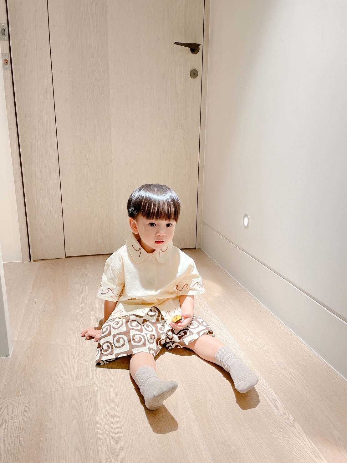 澳洲Alfred 全棉府綢短褲 - Chocolate