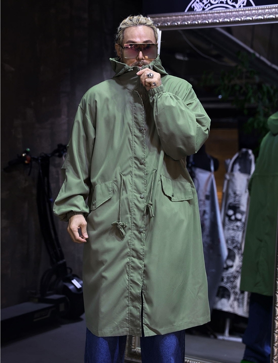 休閒輕質連帽野戰夾克