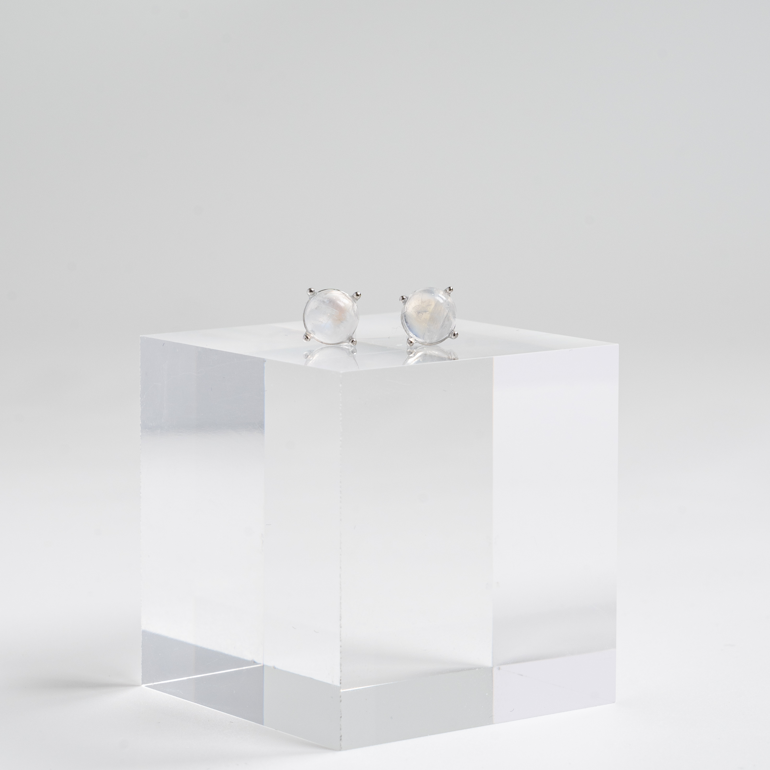 【月光石】簡約耳環