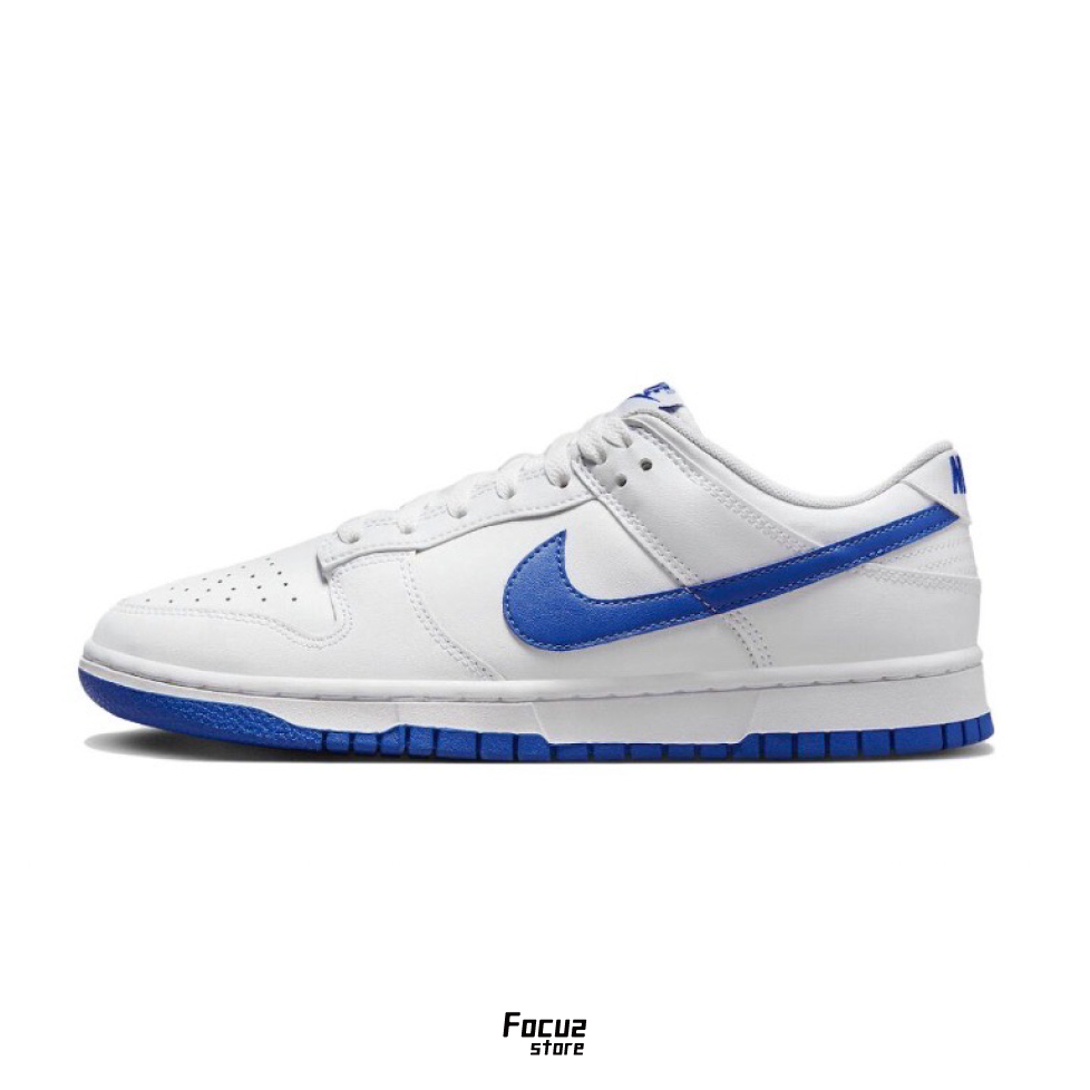 【Focus Store】現貨秒發 Nike Dunk Low 'White Hyper Royal' 白底藍勾 DV0831-104