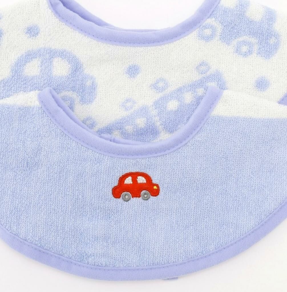 (現貨) 🇯🇵 100%日本直送 車車360 口水肩set (1set 2pc)