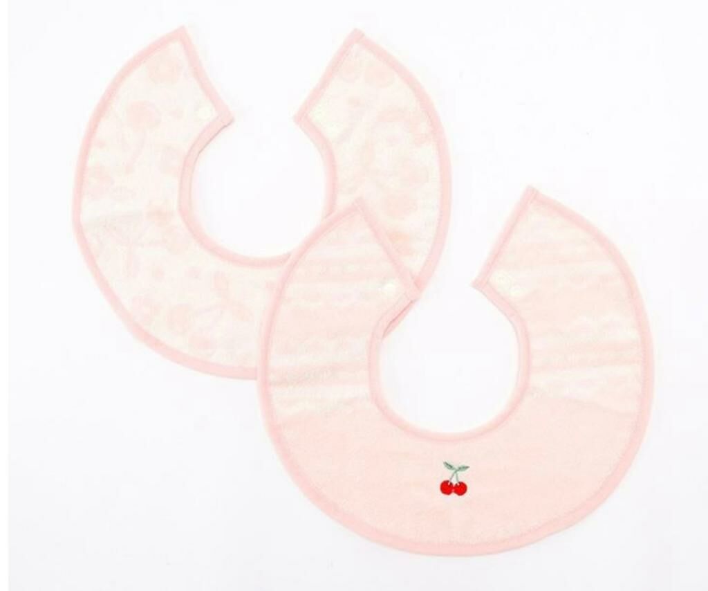 (現貨) 🇯🇵 100%日本直送 Cherry 360口水肩set (1set 2pc)