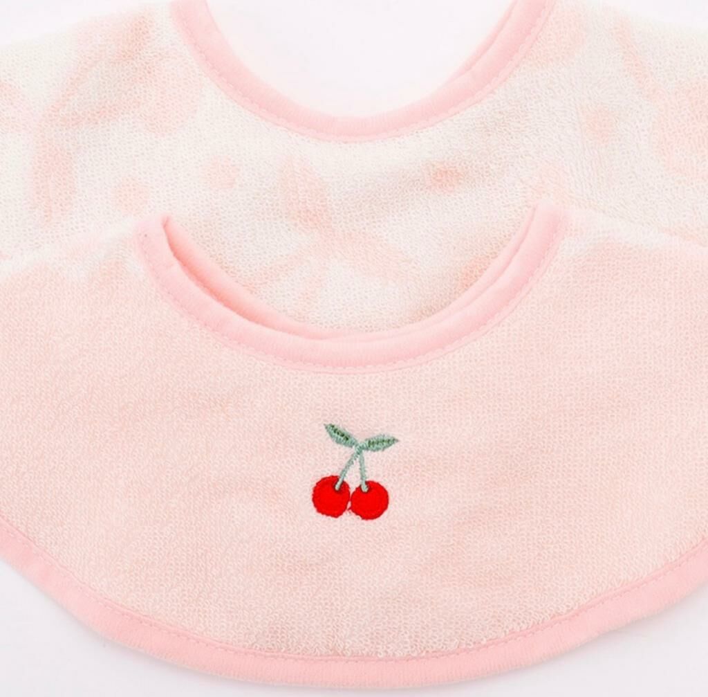 (現貨) 🇯🇵 100%日本直送 Cherry 360口水肩set (1set 2pc)