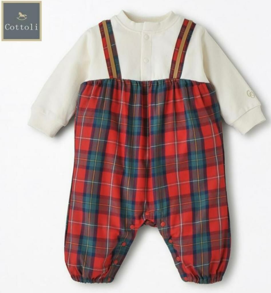 (現貨) 🇯🇵 100%日本直送 紅色格仔連身