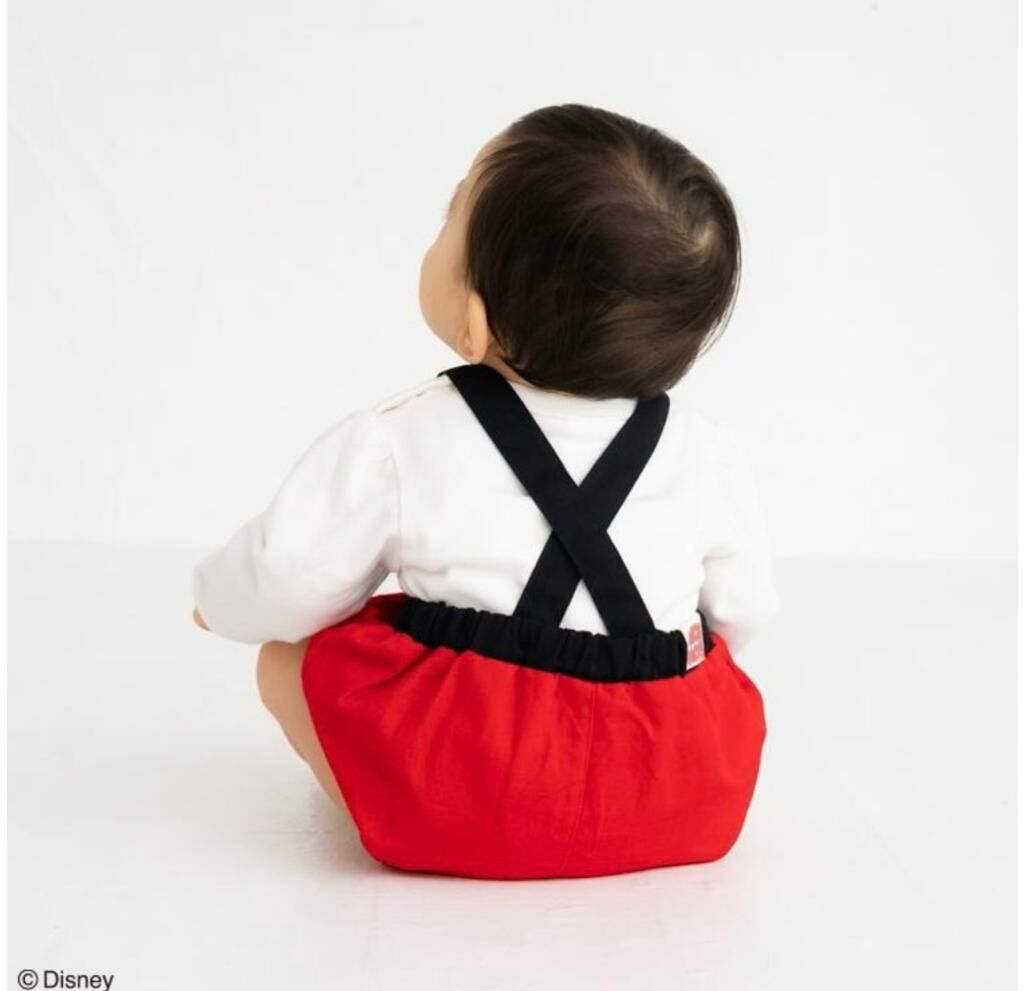 (現貨) 🇯🇵 100%日本直送 Disney Mickey Mouse 吊帶褲 (70/80)