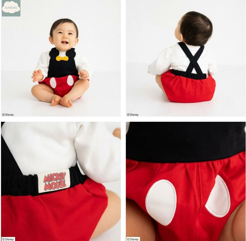 (現貨) 🇯🇵 100%日本直送 Disney Mickey Mouse 吊帶褲 (70/80)