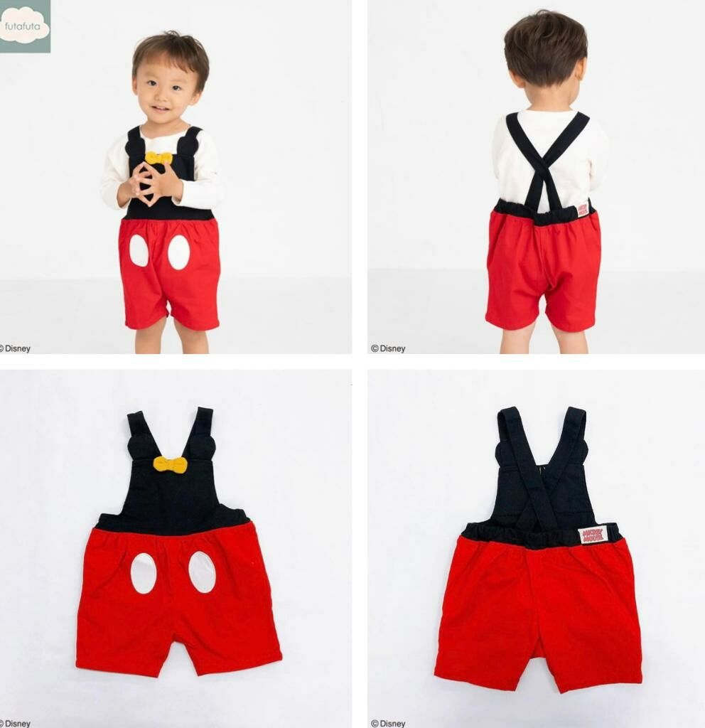 (現貨) 🇯🇵 100%日本直送 Disney Mickey Mouse 吊帶褲 (80/90/100)