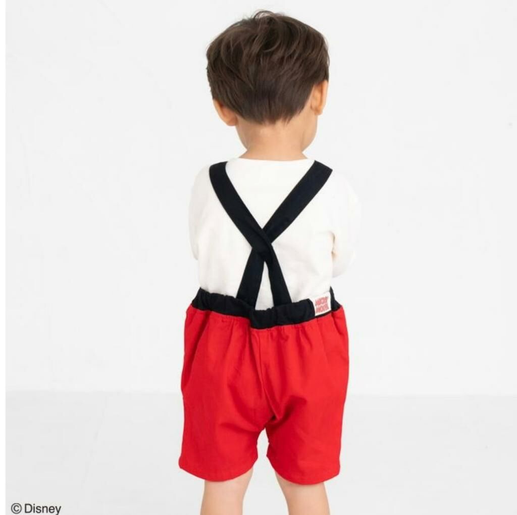 (現貨) 🇯🇵 100%日本直送 Disney Mickey Mouse 吊帶褲 (80/90/100)