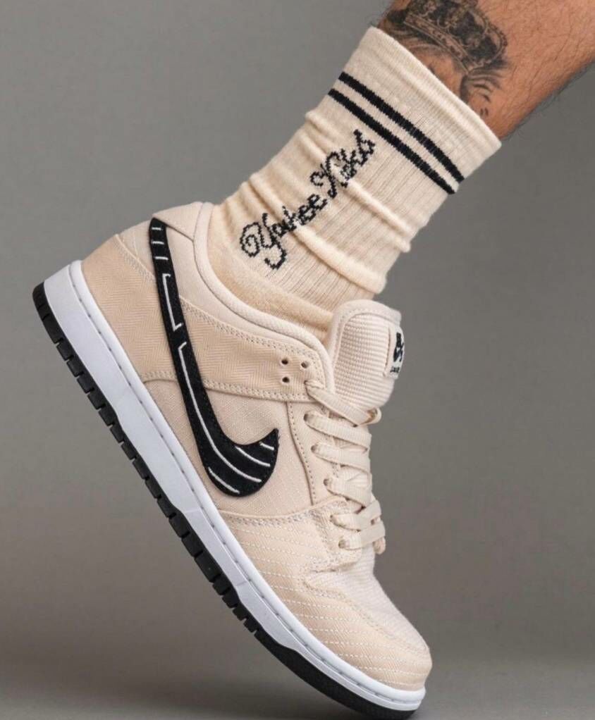 Nike SB Dunk 低筒鞋 x Albino & Preto 撕撕樂 棉麻編織 FD2627