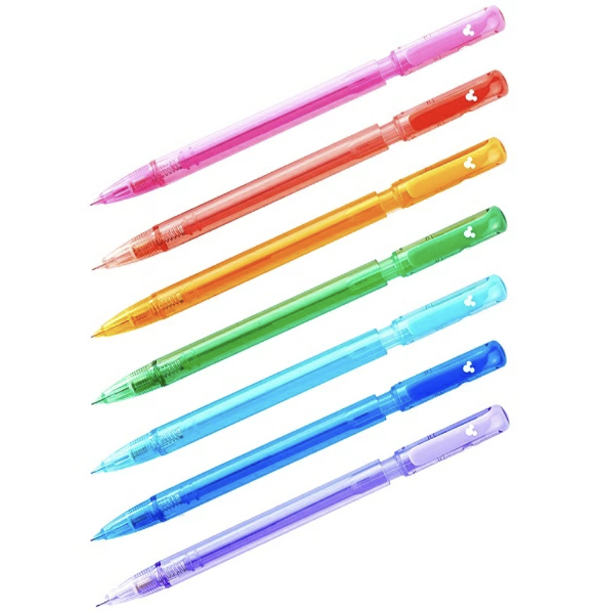 Mickey and Friends 七色自動鉛筆組 uni 0.5mm彩色