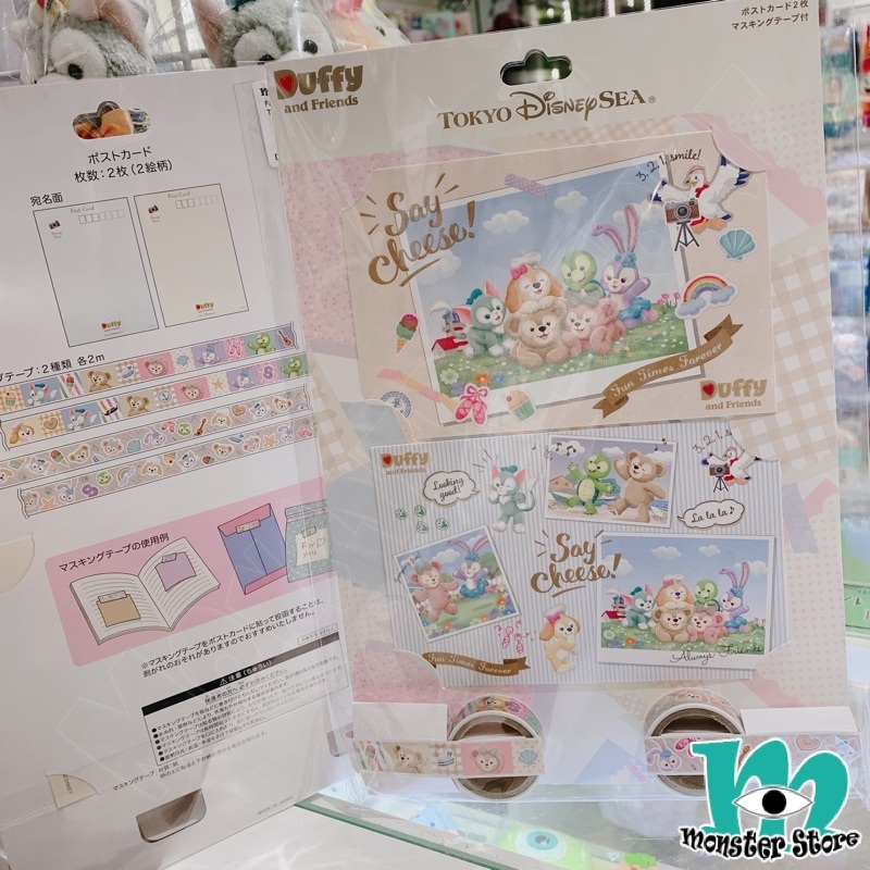 Duffy Shellimay Gelatoni Stellalou Cookieann Olumei明信片連裝飾紙帶