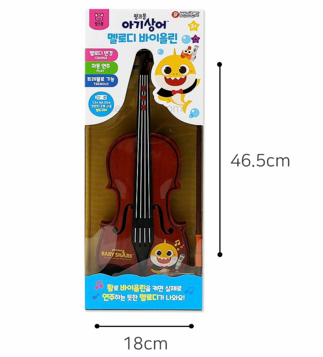 韓國直送 Baby Shark音樂小提琴