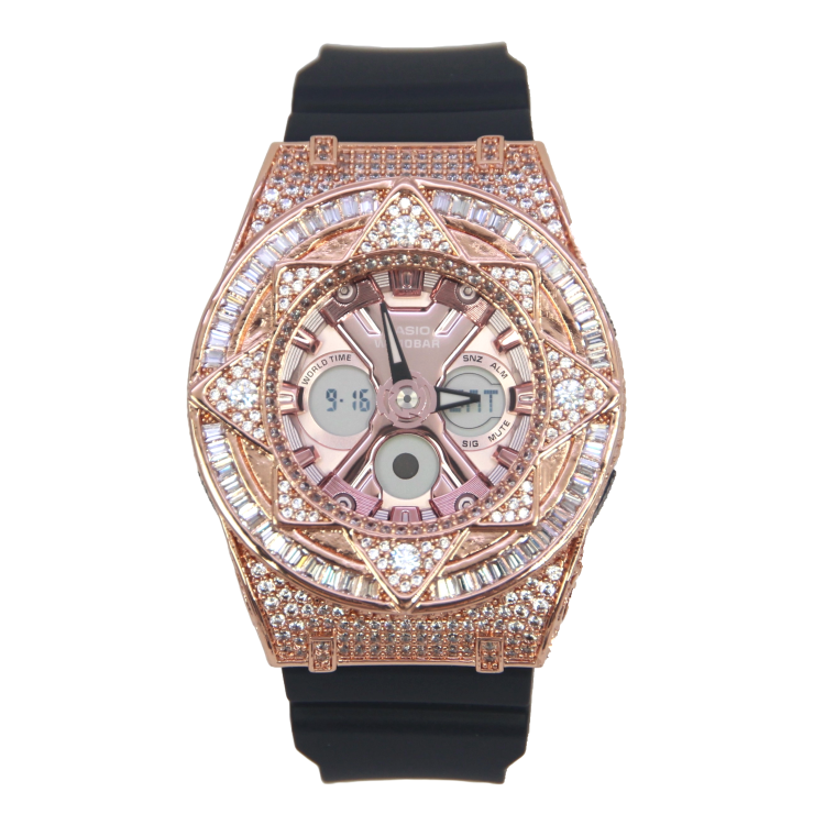 玫瑰金 改裝手錶 BA-130-1A4 - 魔法星