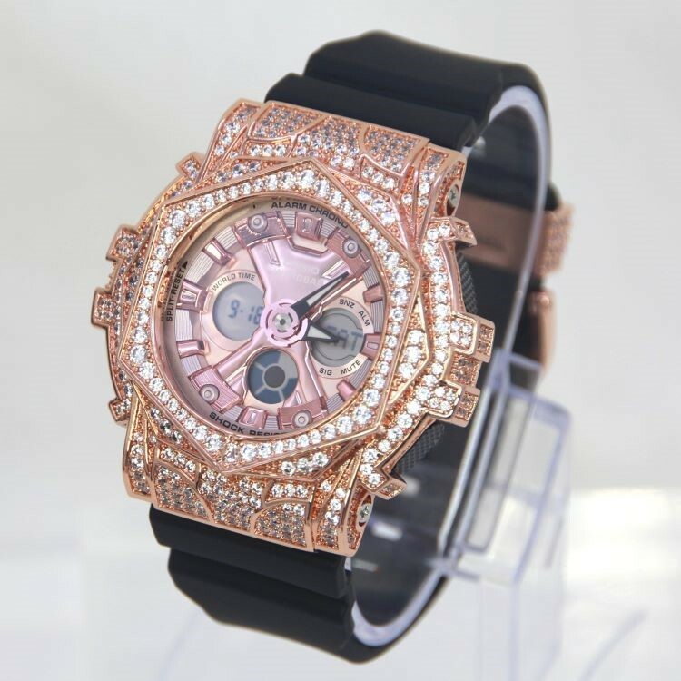 玫瑰金 改裝手錶 BA-130-1A4 - 玫瑰