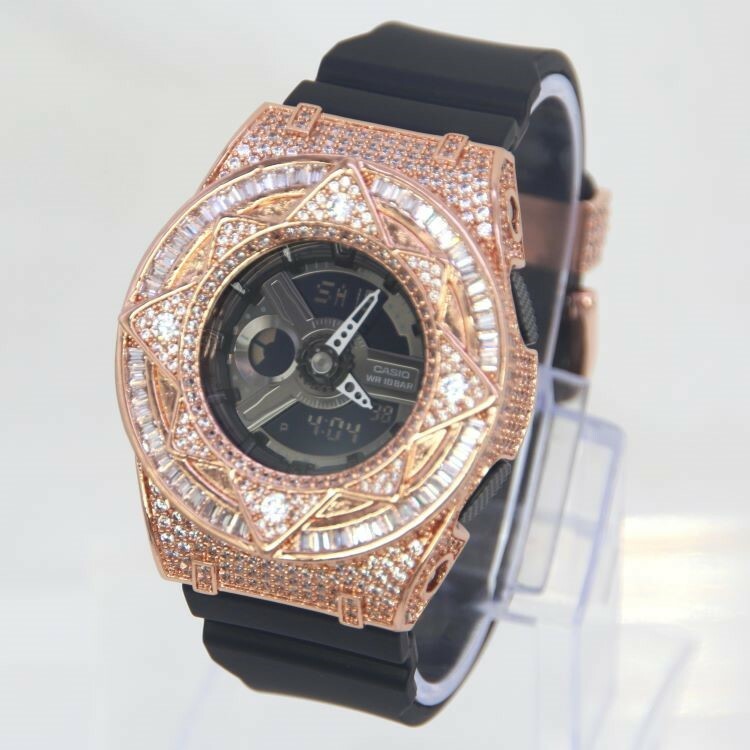 玫瑰金 改裝手錶 BA-110XBC-1A - 魔法星