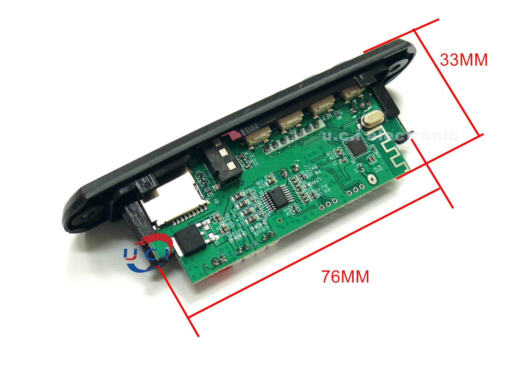 【UCI電子】 (中上) MP3音訊解碼板12V藍牙5.0帶功放雙聲道25W*2