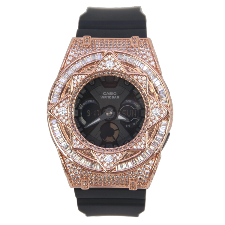 玫瑰金 改裝手錶 BA-130-1A - 魔法星