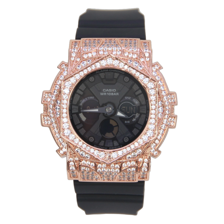 玫瑰金 改裝手錶 BA-130-1A - 玫瑰