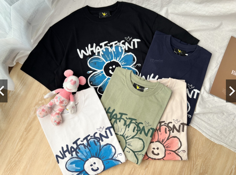 What it isnt 大花朵短袖