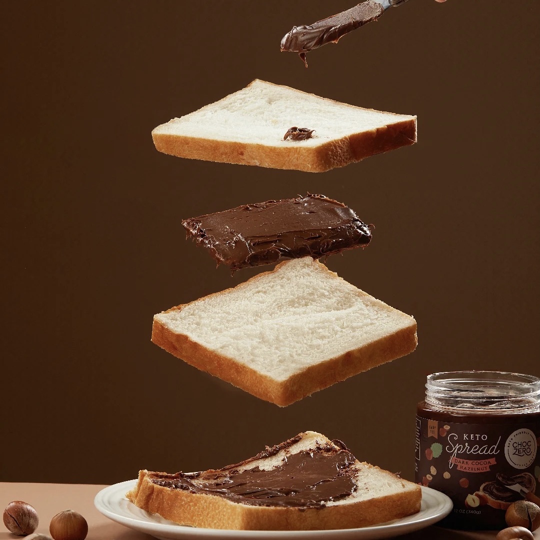 【早餐之選套裝】零淨碳水麵包 +無添加糖濃郁牛奶朱古力榛子醬 *低糖Nutella