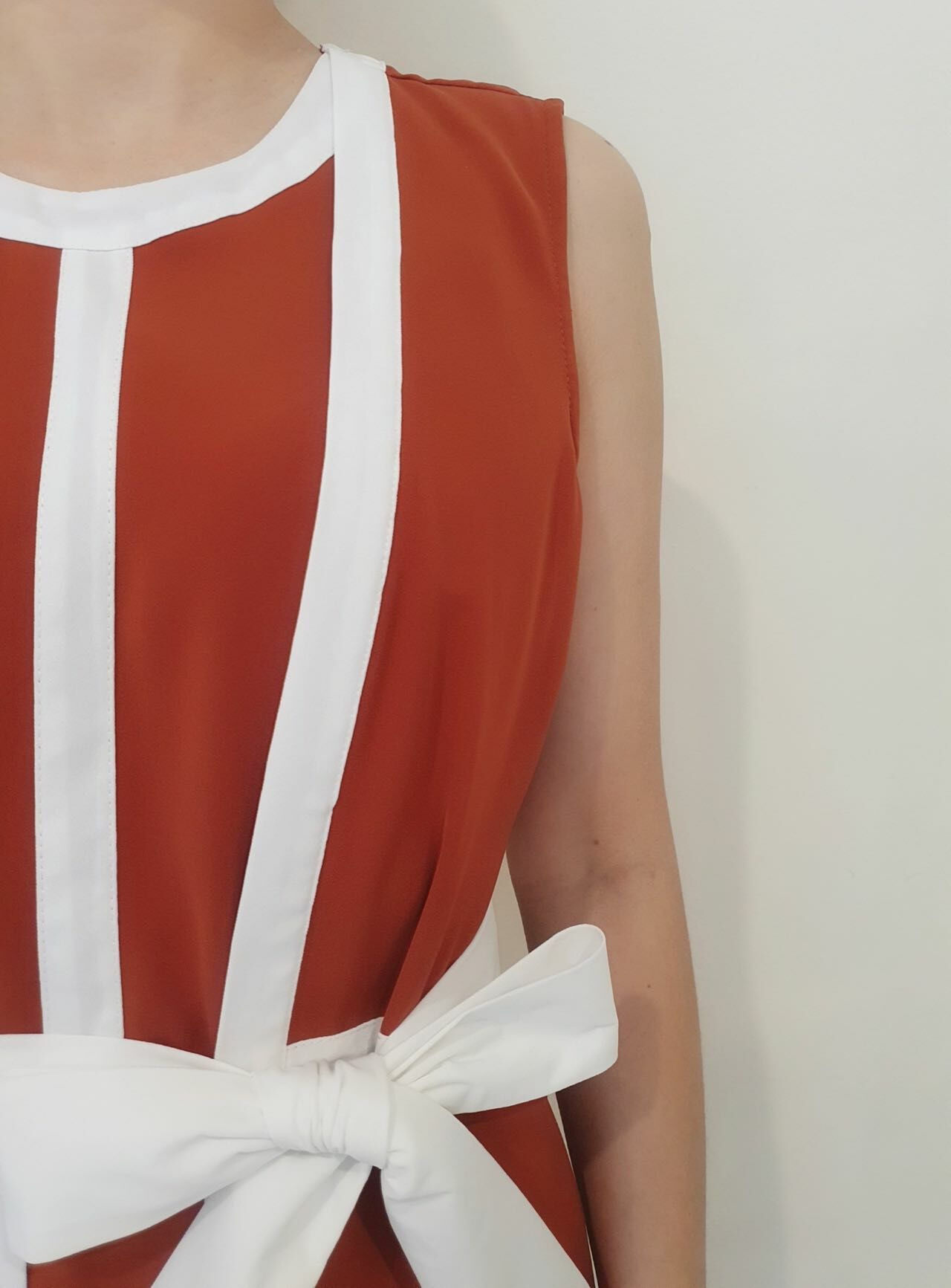 OG & WH COLOUR BLOCK SHIFT DRESS