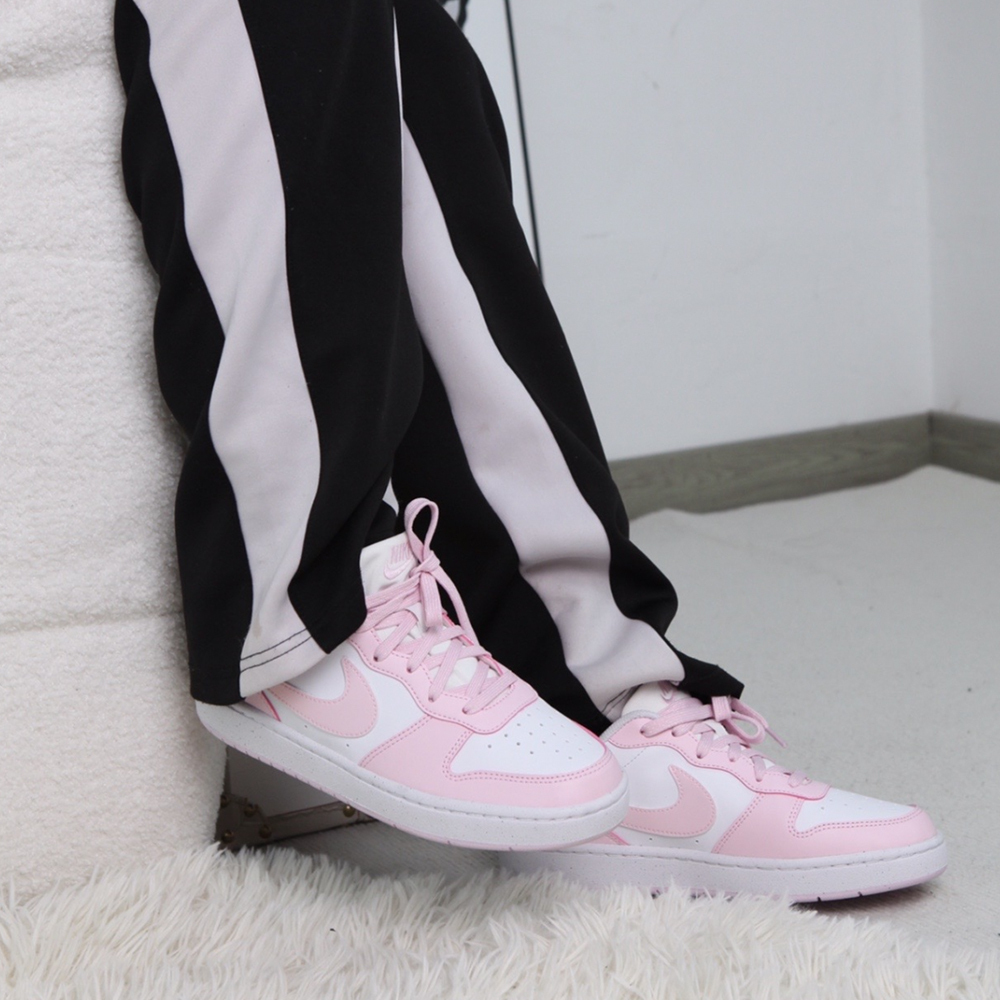 Nike Court Borough Low Recraft 櫻花粉 GS DV5456-105