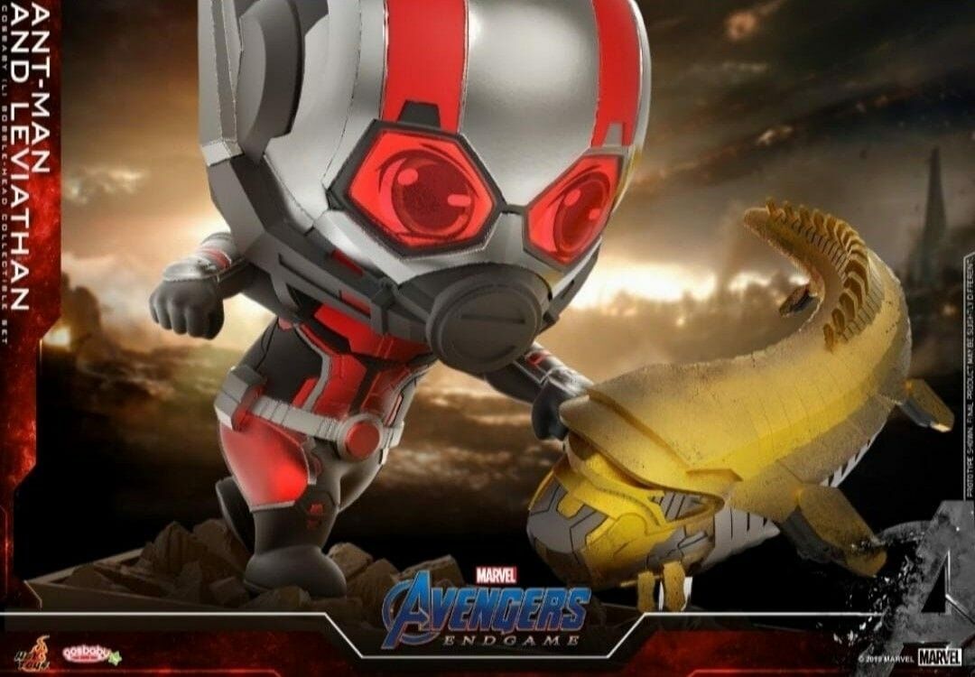 全新未開 hottoys cosbaby ant-man and leviathan large size 大版 hot toys cosb661 蟻俠 (外盒有小壓紋）