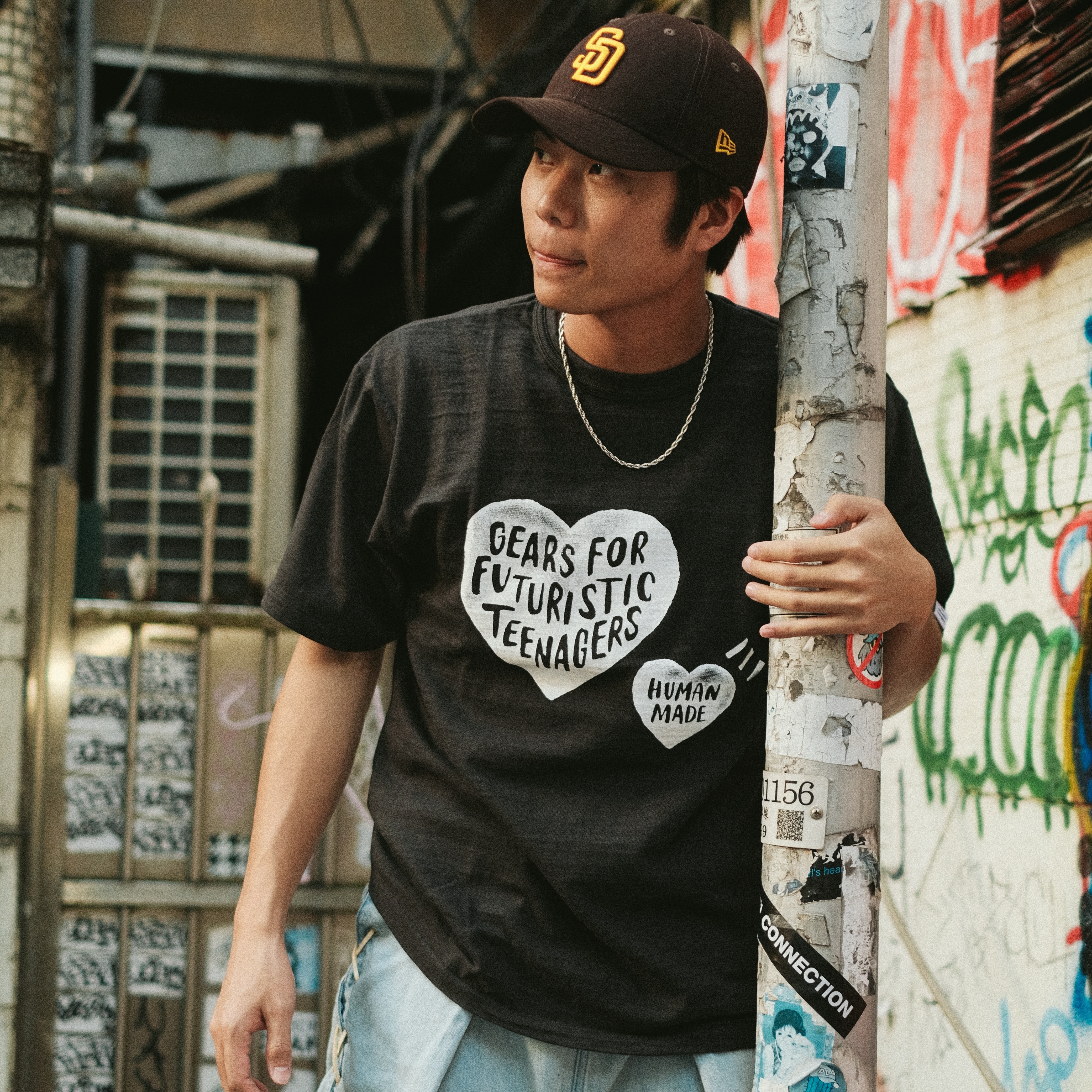 HUMAN MADE GRAPHIC TEE #4 愛心塗鴉短T | FLOMMARKET