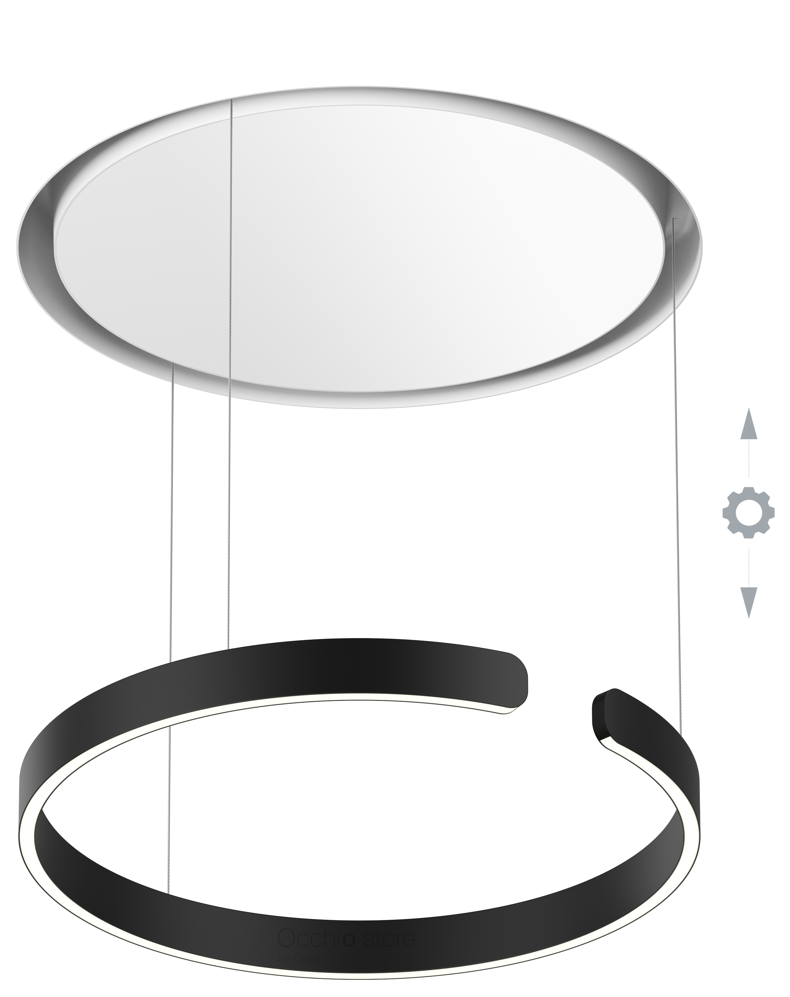 Mito cosmo move 60 崁入式吊燈(電動升降)