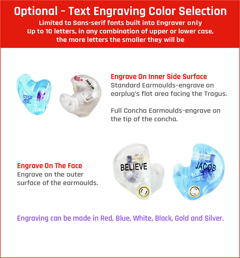 Optional Text Engraving