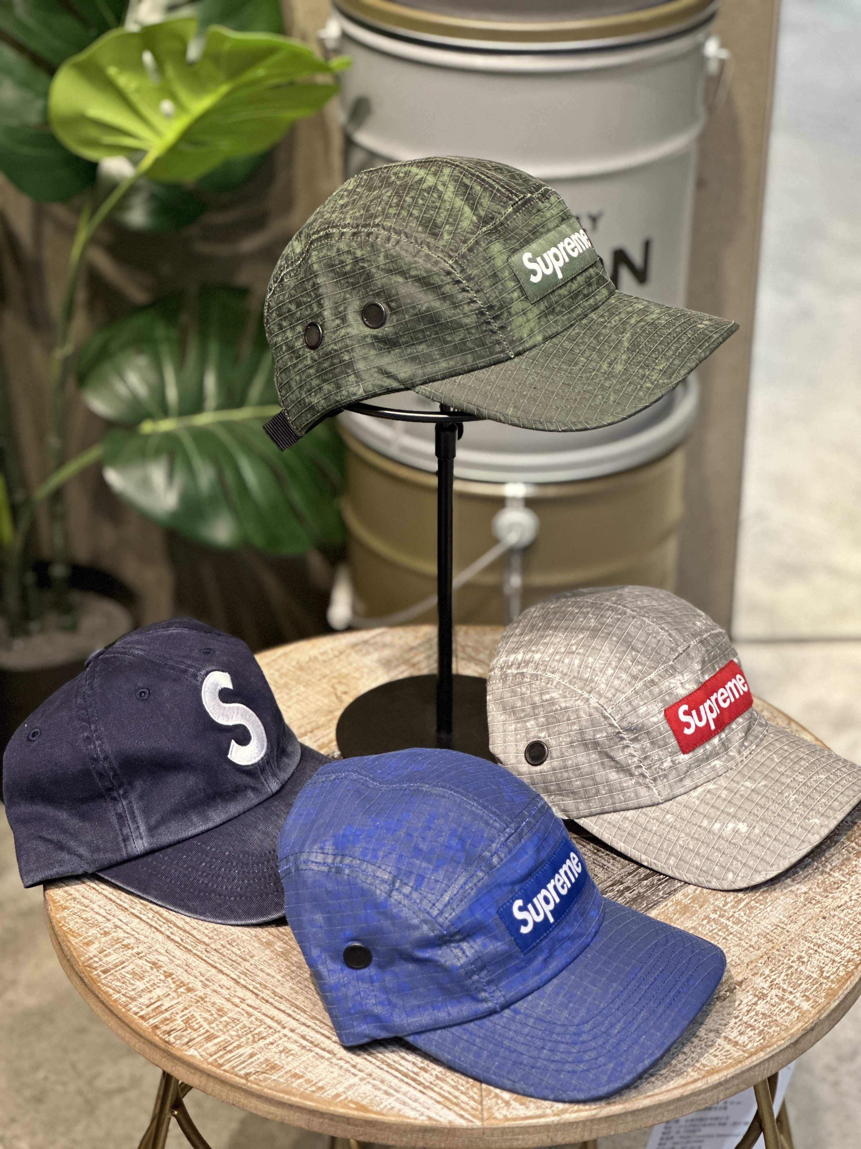 現貨』supreme Distressed Ripstop camp cap 抗撕裂布彰分割帽