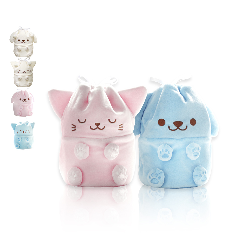 毛絨絨玩偶骨灰罐防塵套(4寸)